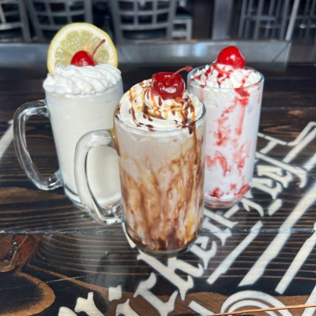 Hand Spun Milk Shakes.