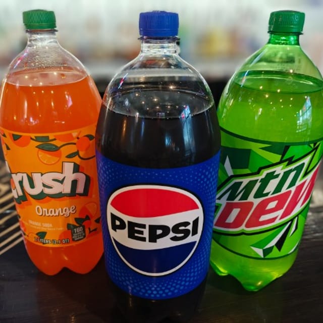 2 Liter Bottles.