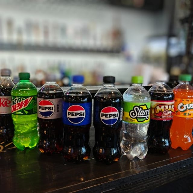 Individual Bottled Soda.